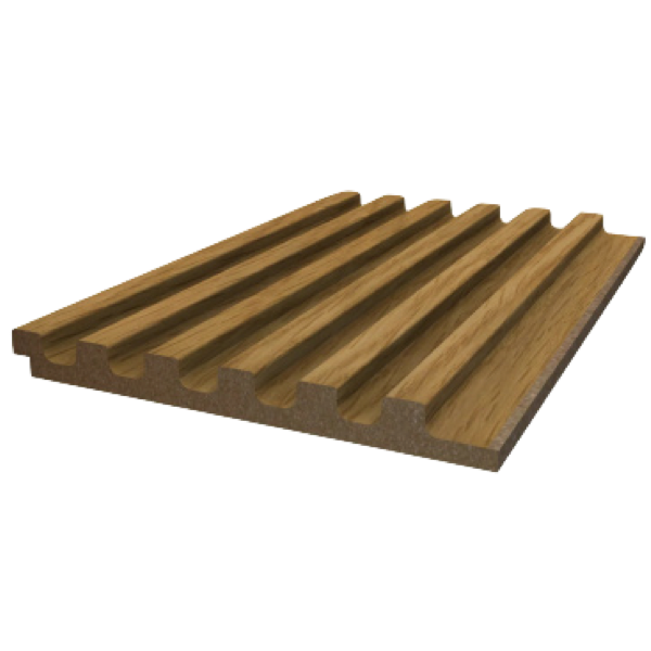 Реечная панель WellMaker ПН-38 МДФ НФ Дуб 2800x123x12