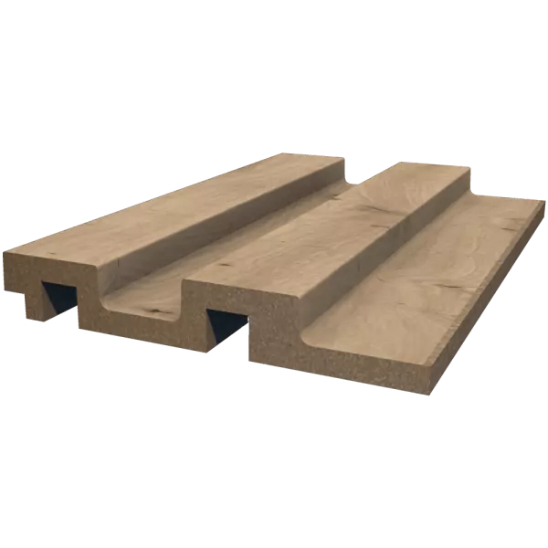 Реечная панель WellMaker ПН-37 МДФ Артисан 2800x123x19