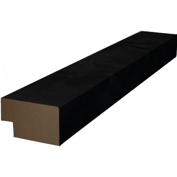 Финишная рейка для реечной панели WellMaker ПНп-37 Блэк 2800x32x19 правая