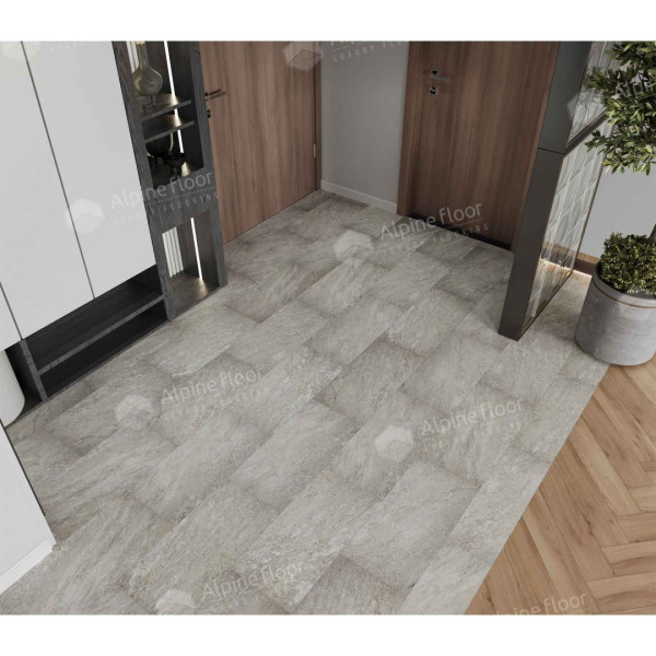 Кварцвиниловая плитка LVT Alpine Floor Light Stone Шеффилд ЕСО-15-15 Кварцвиниловая плитка LVT Alpine Floor Light Stone Шеффилд ЕСО-15-15