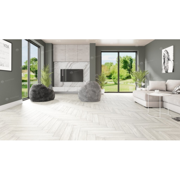 Кварцвиниловая плитка LVT Alpine Floor Parquet Lvt Плитка Дуб Арктик ЕСО 16-4