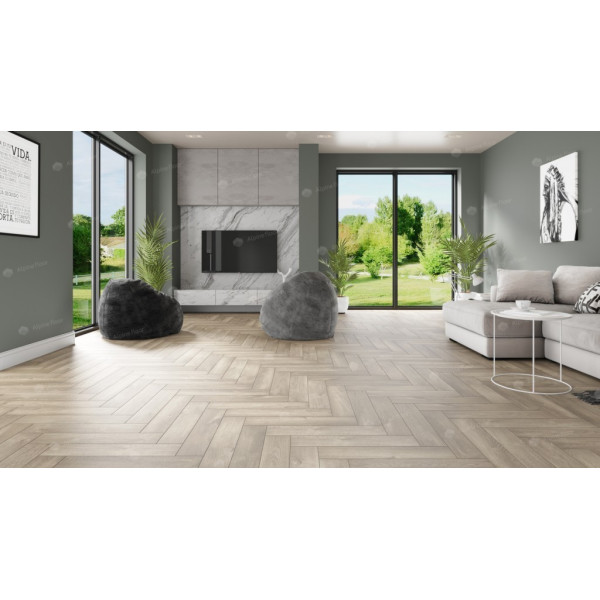 Кварцвиниловая плитка LVT Alpine Floor Parquet Lvt Плитка Дуб Натуральный Отбеленный ЕСО 16-5