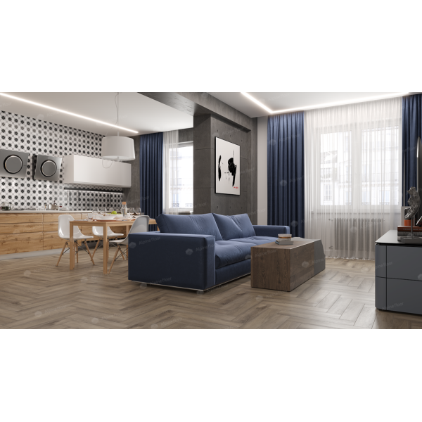 Кварцвиниловая плитка LVT Alpine Floor Parquet Lvt Дуб Исида ЕСО 16-15