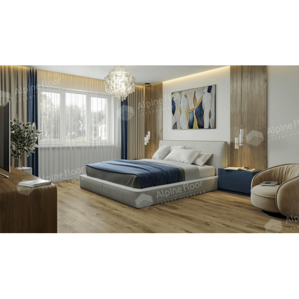 Кварцвиниловая плитка LVT Alpine Floor Liberty Loose Lay Lvt Дуб Натуральный Отбеленный ЕСО 23-3
