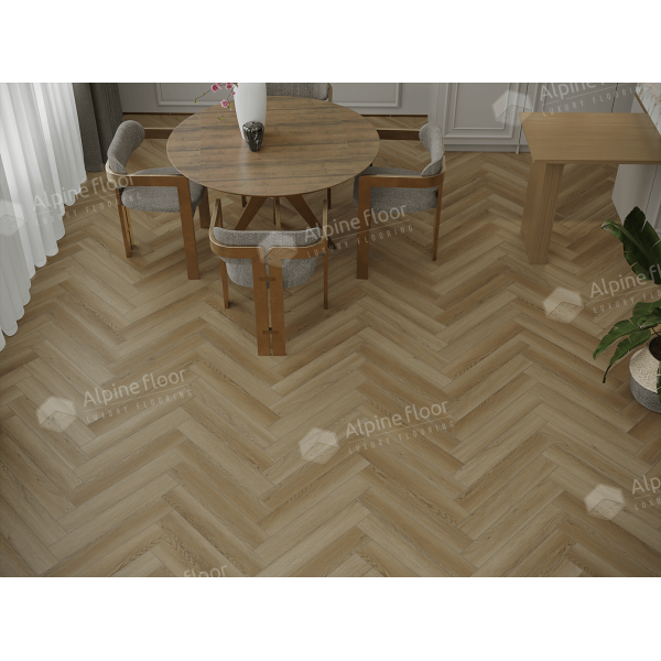Кварцвиниловая плитка LVT Alpine Floor Parquet Lvt Дуб Поллукс ЕСО 16-28 Кварцвиниловая плитка LVT Alpine Floor Parquet Lvt Дуб Поллукс ЕСО 16-28