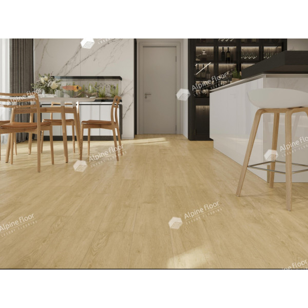 Кварцвиниловая плитка LVT Alpine Floor Ultra Дуб Кремовый ЕСО 5-23 Кварцвиниловая плитка LVT Alpine Floor Ultra Дуб Кремовый ЕСО 5-23