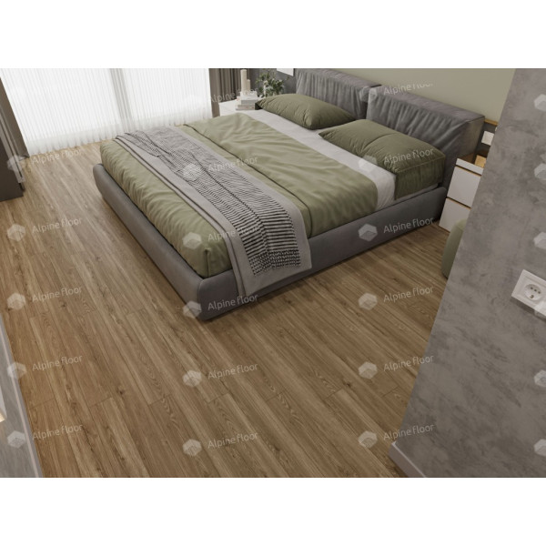 Кварцвиниловая плитка LVT Alpine Floor Sequoia Lvt Секвойя Рустикальная ЕСО 6-11 Lvt