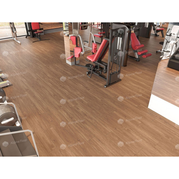 Кварцвиниловая плитка LVT Alpine Floor Sequoia Lvt Секвойя Темная ЕСО 6-12 Lvt