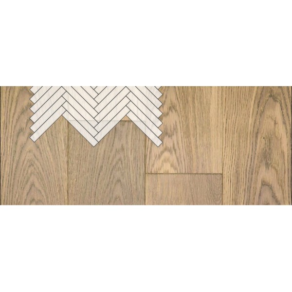 Инженерная доска Primavera Английская Елка Дуб Flecha Натур