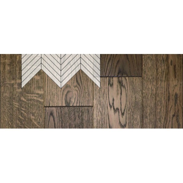 Инженерная доска Primavera Французская Елка Дуб Mora Рустик