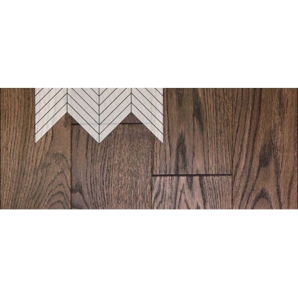 Инженерная доска Primavera Французская Елка Дуб Polvo Рустик