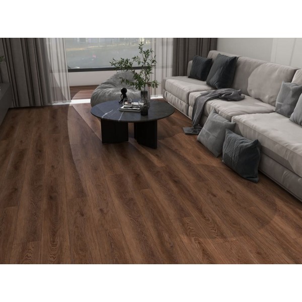 SPC виниловый ламинат Union Essence Дуб Брауни